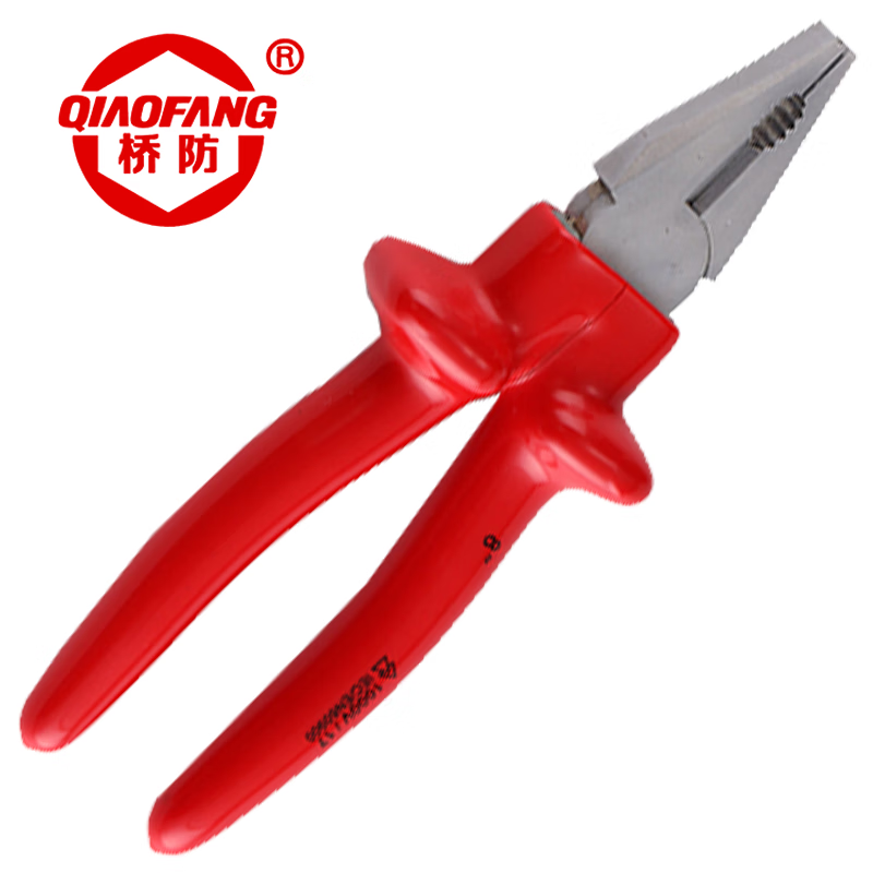 天津桥防/CNFB 绝缘浸塑德式克丝钳 T87201A-1002