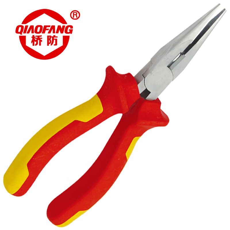天津桥防/CNFB 绝缘注塑德式尖嘴钳 T87202-1004
