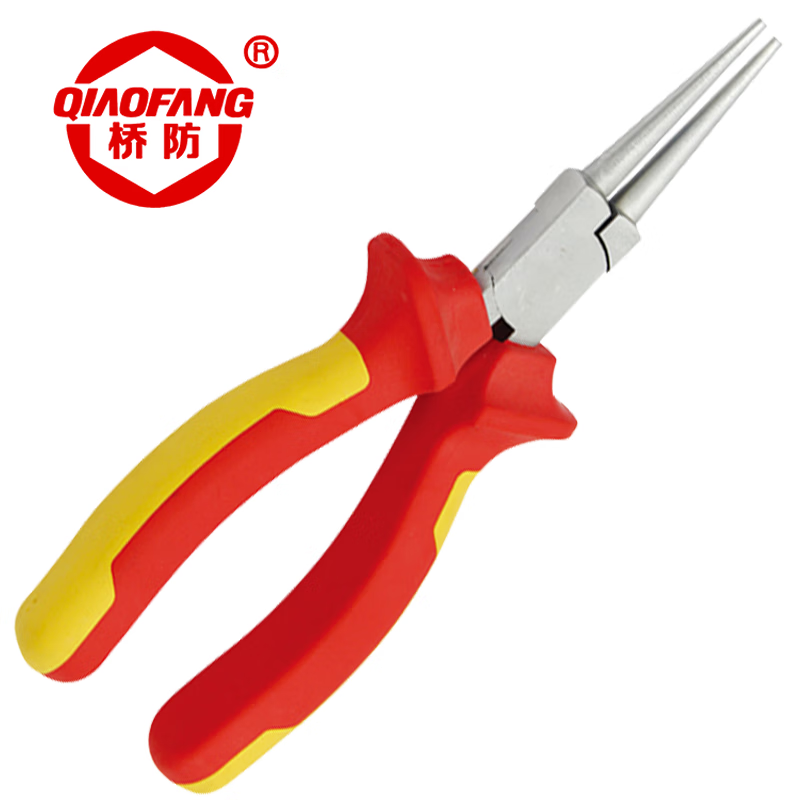 天津桥防/CNFB 绝缘注塑德式圆嘴钳 T87206-1002