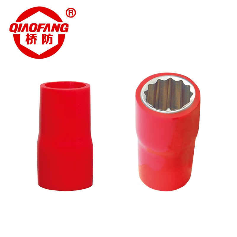 天津桥防/CNFB 绝缘浸塑套筒头（C=1/2＂) T87302A-27