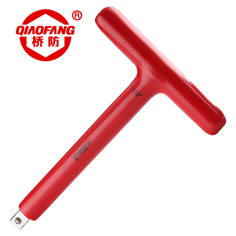 天津桥防/CNFB 绝缘浸塑T型扳手 T87303A-1002