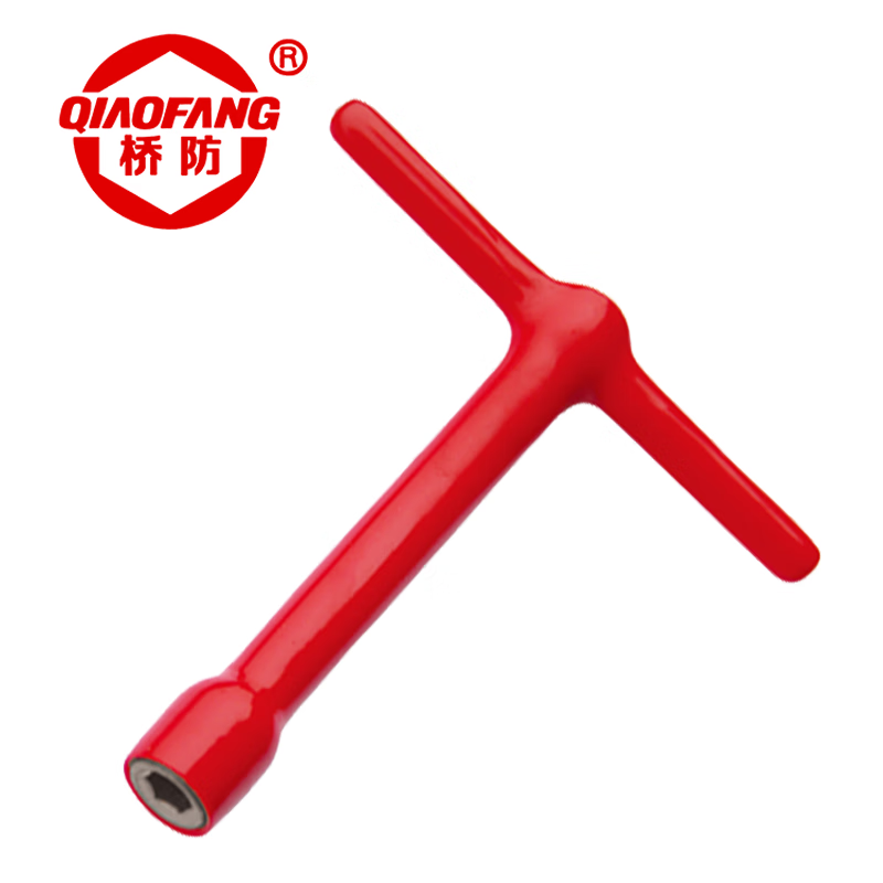 天津桥防/CNFB 绝缘浸塑T型套筒扳手 T87306-19