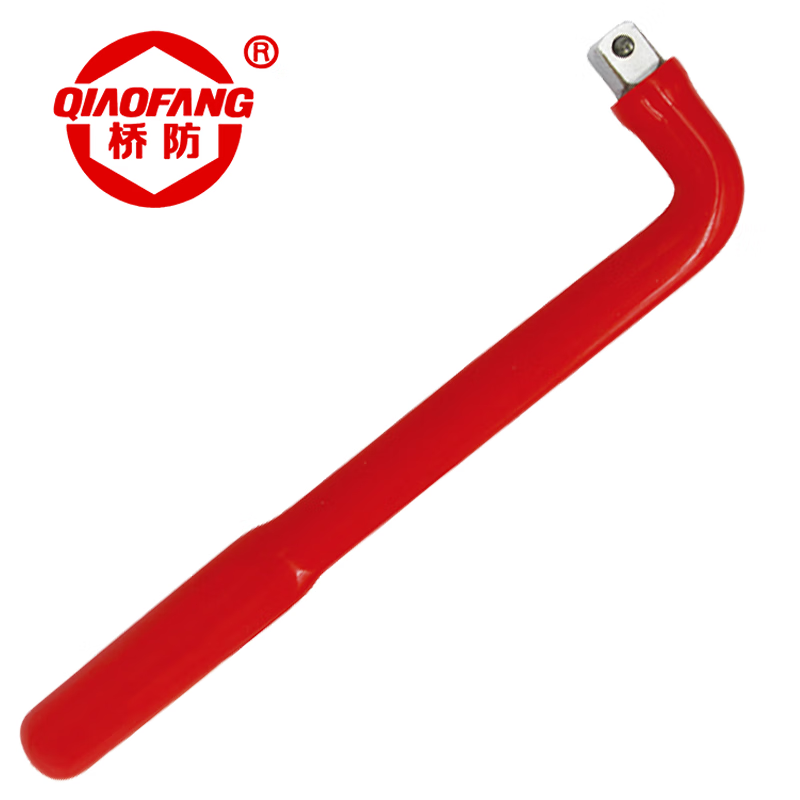 天津桥防/CNFB 绝缘浸塑套筒弯柄 T87307-1002