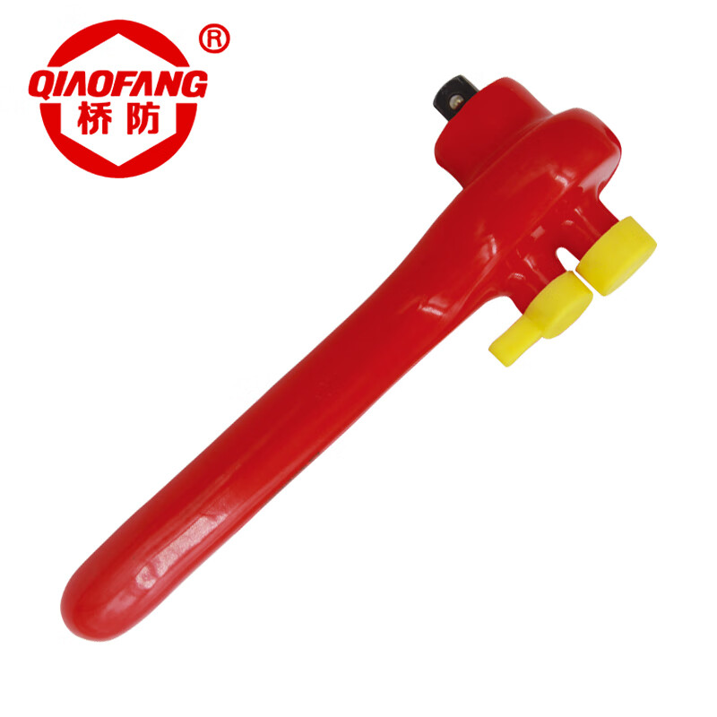 天津桥防/CNFB 绝缘浸塑棘轮扳手 T87407A-1002