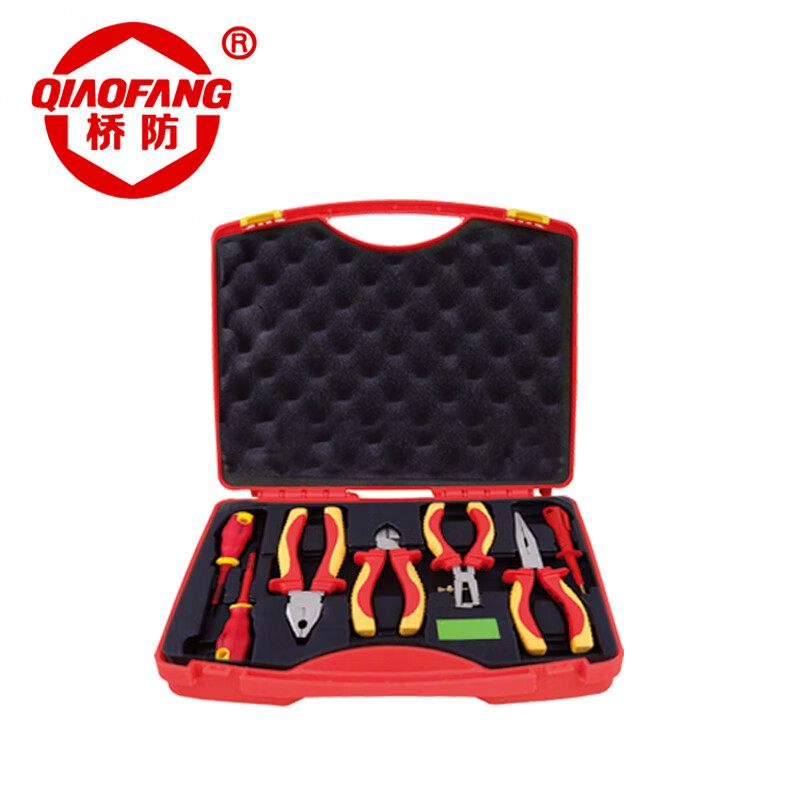 天津桥防/CNFB 绝缘注塑7件套组合套装工具 T87502-7