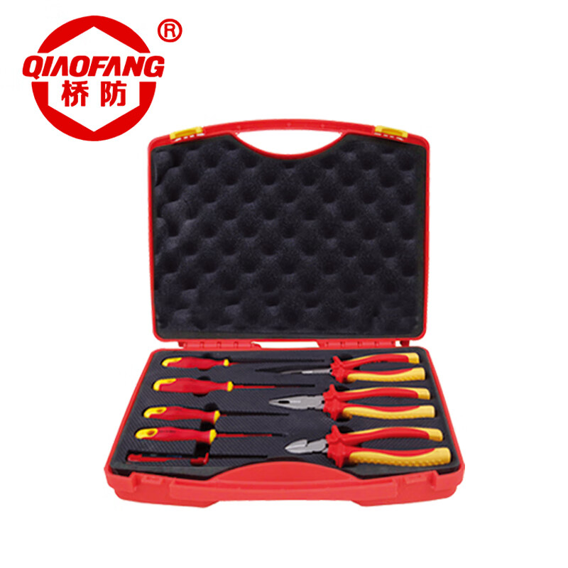 天津桥防/CNFB 绝缘注塑8件套组合套装工具 T87503-8