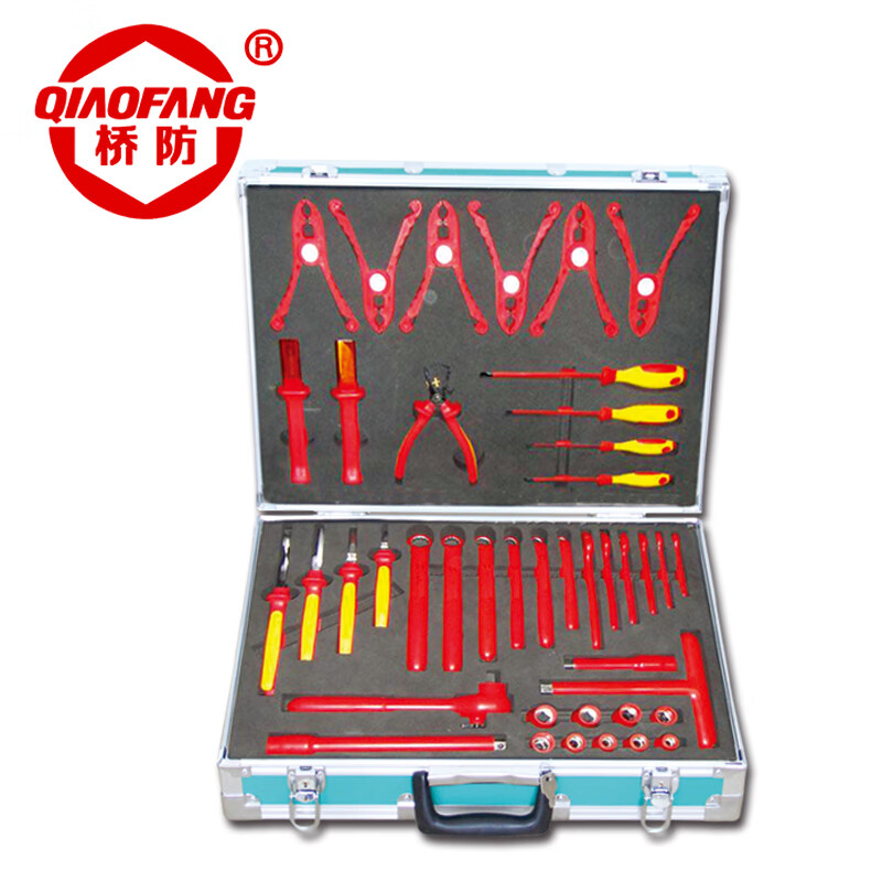 天津桥防/CNFB 绝缘注塑46件套组合套装工具 T87505-46