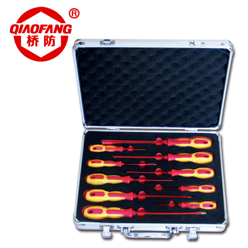 天津桥防/CNFB 绝缘注塑11件套组合套装工具 T87506-1002