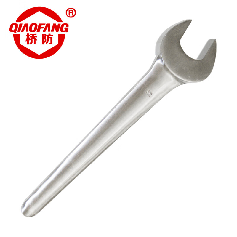 天津桥防/CNFB 不锈钢德标平把单头呆扳手 304-T88103A-8