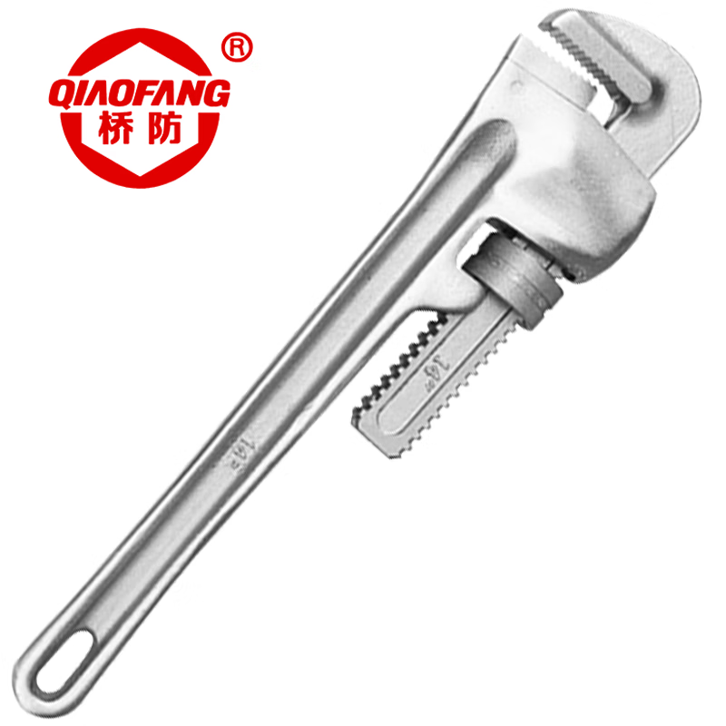 天津桥防/CNFB 不锈钢美式重型管钳子（铝柄） 304-T88117-1014