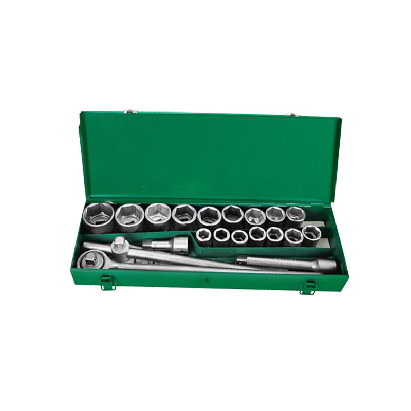 CHANGLU/长鹿 21件19mm系列铁盒雾面重型套筒组套 102921