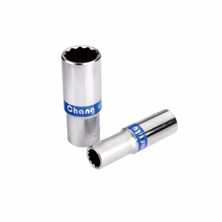 CHANGLU/长鹿 12.5mm系列蓝带加长12角公制套筒(Cr-V)18mm 201118