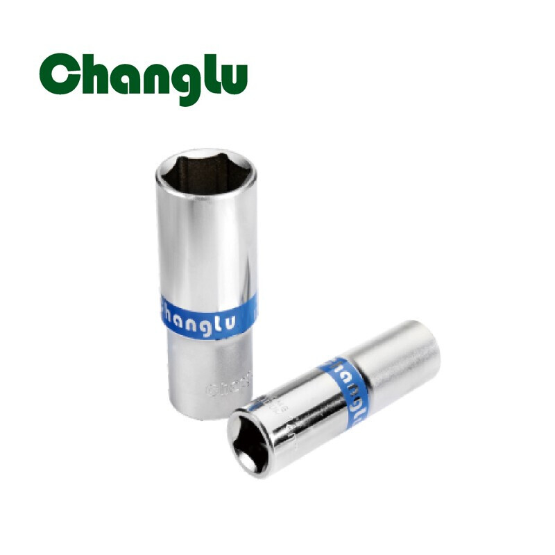 CHANGLU/长鹿 12.5mm系列蓝带加长6角公制套筒(Cr-V)30mm 201230