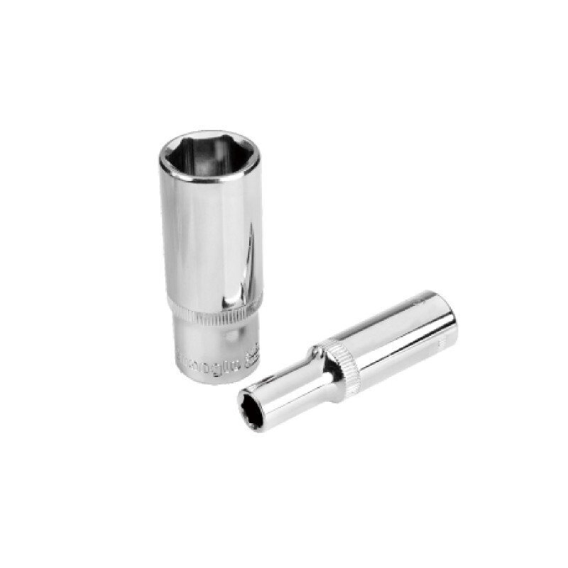 CHANGLU/长鹿 12.5mm系列镜面加长6角公制套筒(Cr-V)32mm 201332