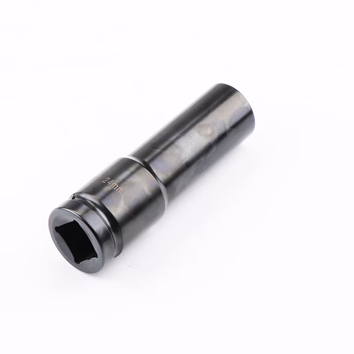 CHANGLU/长鹿 25mm系列电泳6角加长风动套筒27mm（高度160mm) 204227