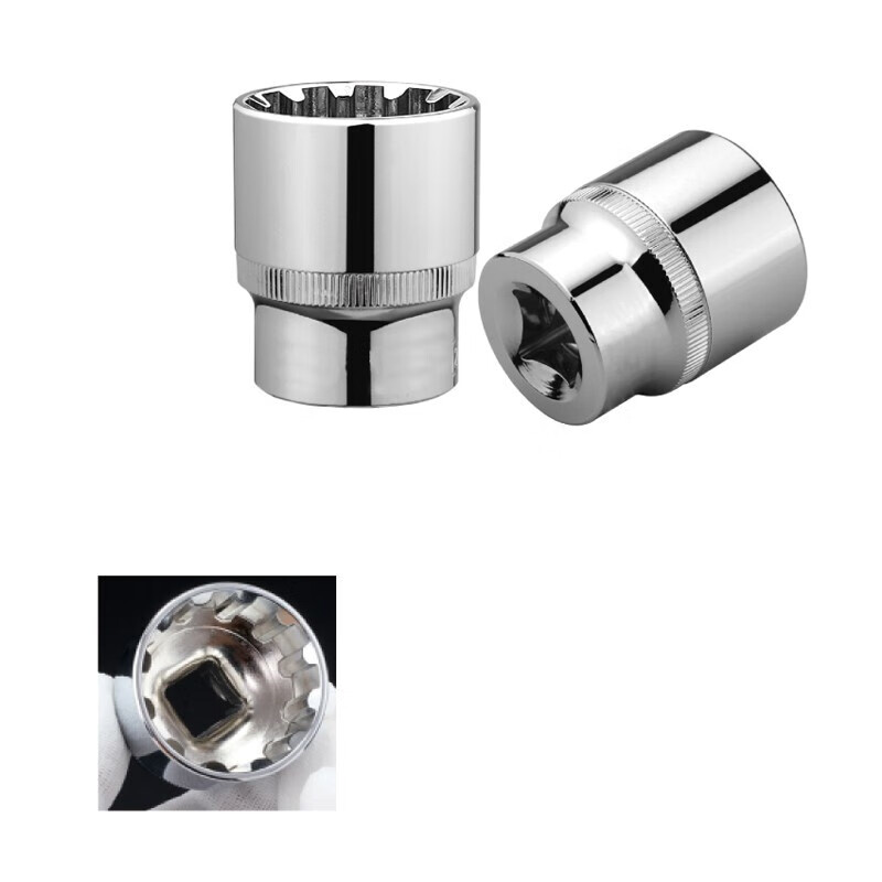 CHANGLU/长鹿 12.5mm系列镜面齿形公制套筒（Cr-V）15mm 205415