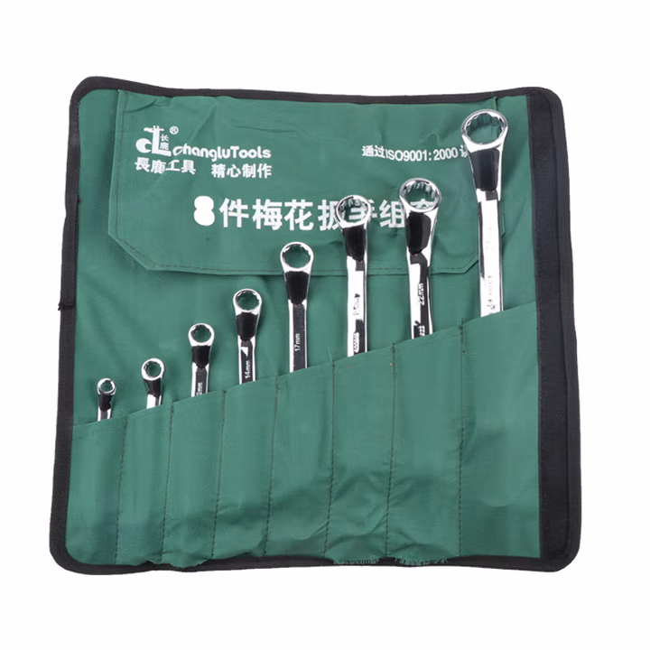 CHANGLU/长鹿 镜面梅花扳手组套(Cr-V)10PCS 401210