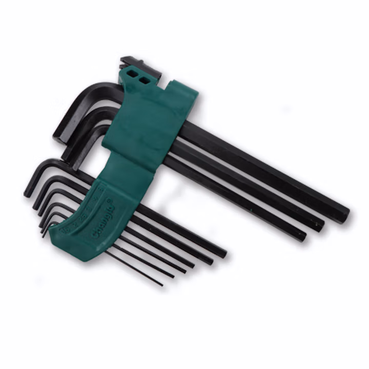 CHANGLU/长鹿 9PCS发黑平头内六角(6150) 中长 402212