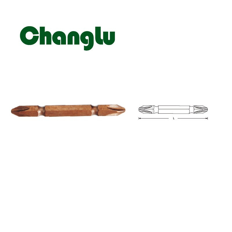 CHANGLU/长鹿 65mm古铜色双头旋具头 PH2 502502