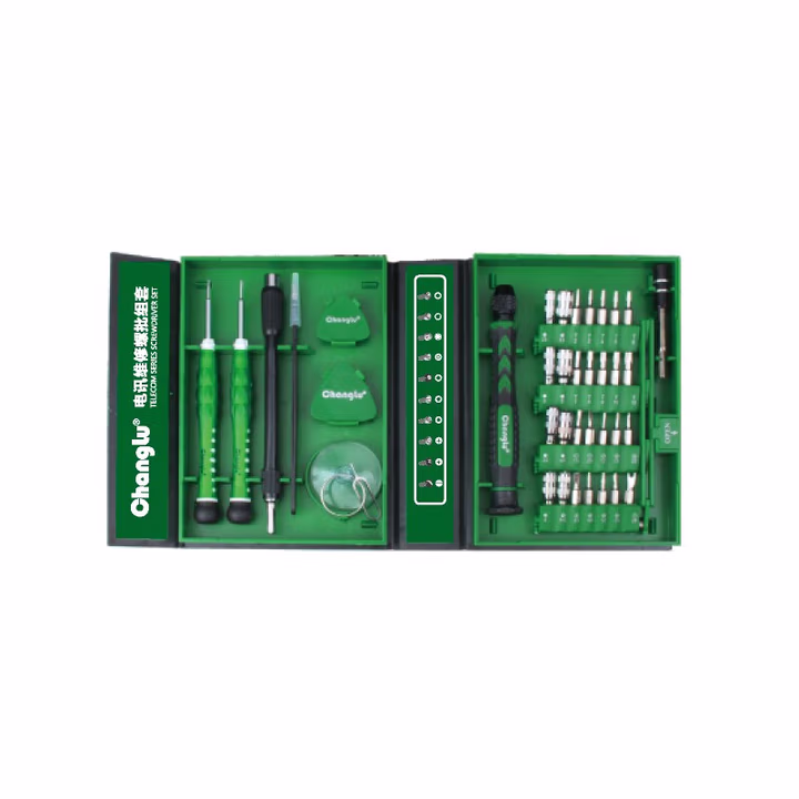 CHANGLU/长鹿 A款38PCS电讯维修螺批组套 503138