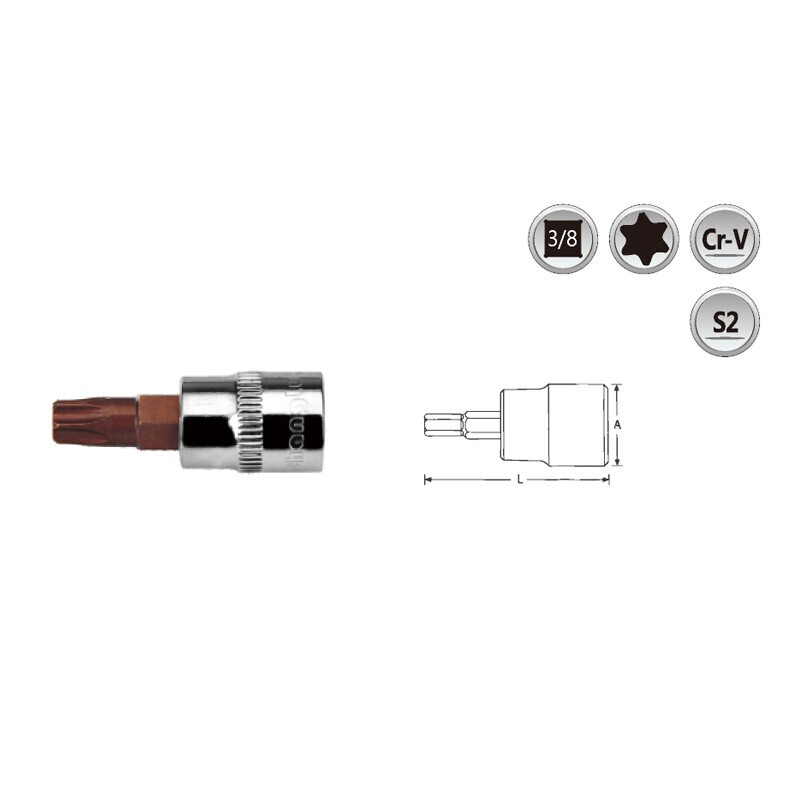 CHANGLU/长鹿 10mm系列六花星批套筒 T60X48mm 503260