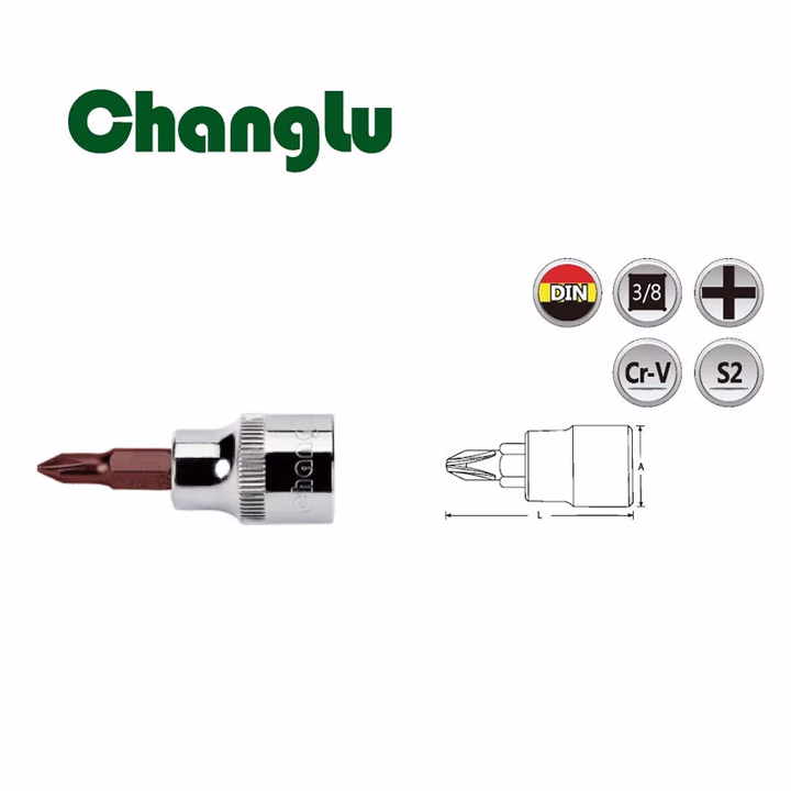 CHANGLU/长鹿 6.3mm系列十字星批套筒 PH1X37mm 503401