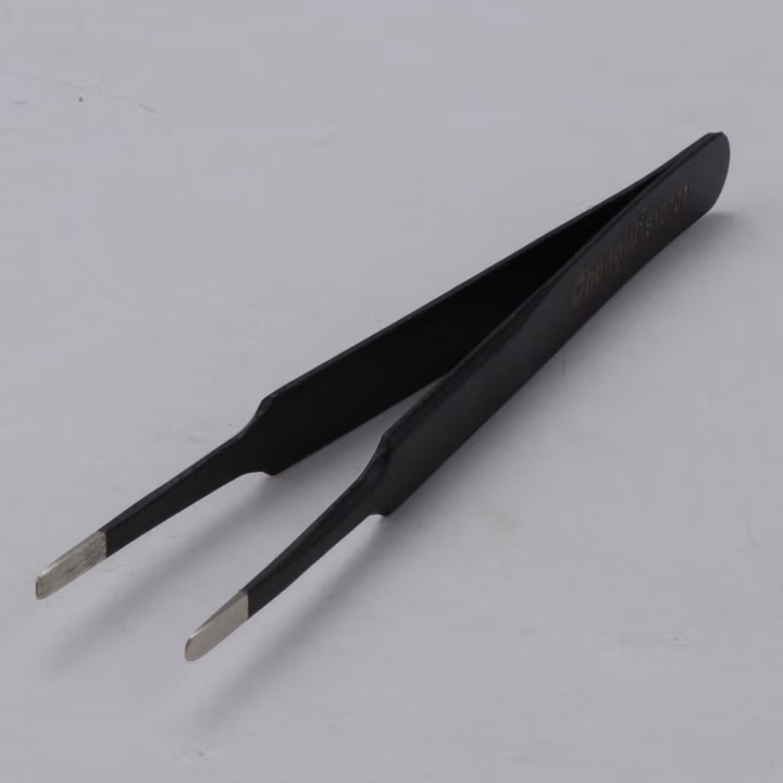 CHANGLU/长鹿 防静电不锈钢圆头镊子 810704