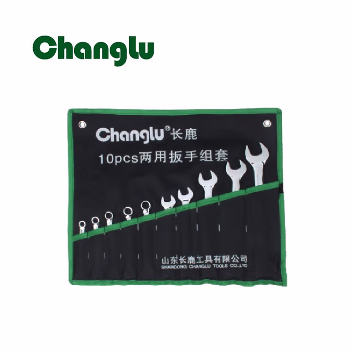 CHANGLU/长鹿 碳钢镜面两用扳手组套14PCS（8-24） 403514B
