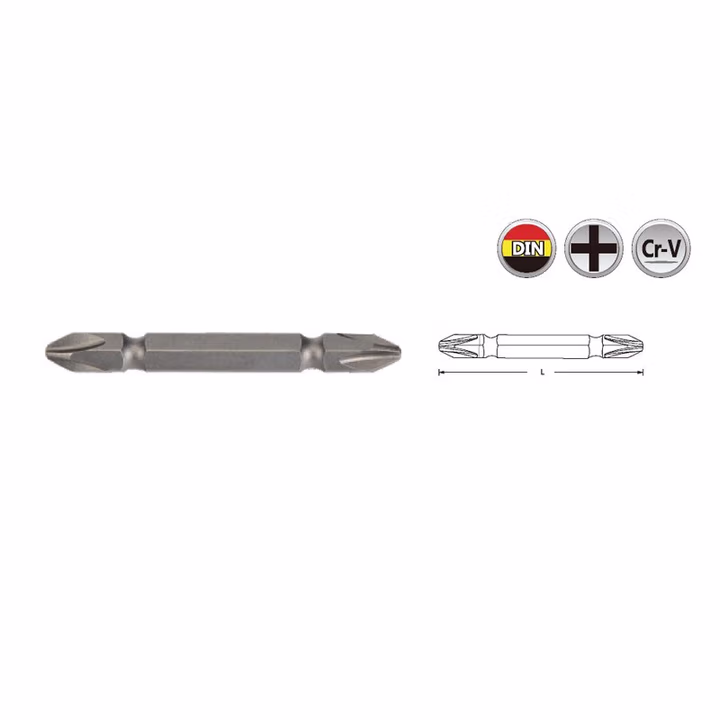 CHANGLU/长鹿 65mm本色双头旋具头-经济型 502505