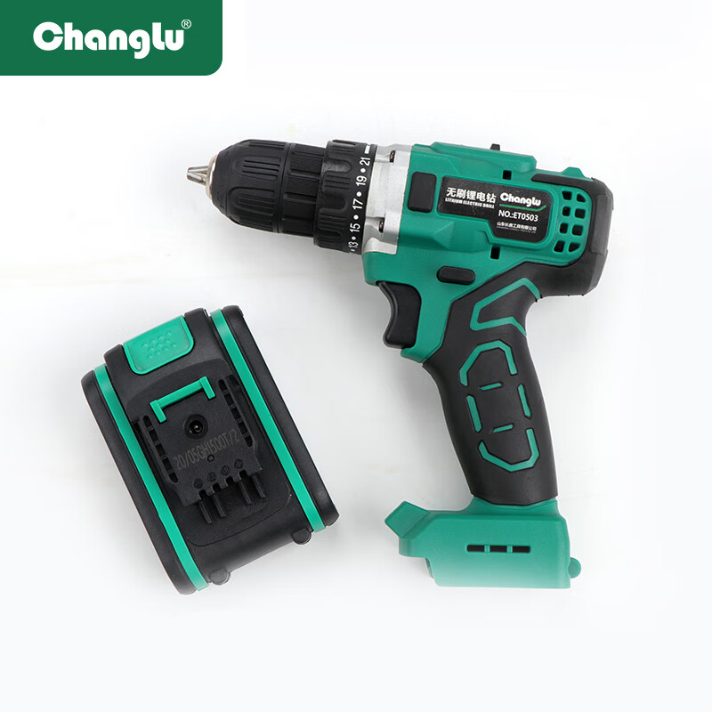 CHANGLU/长鹿 无刷锂电钻21V（1.8Ah） ET.ET0503