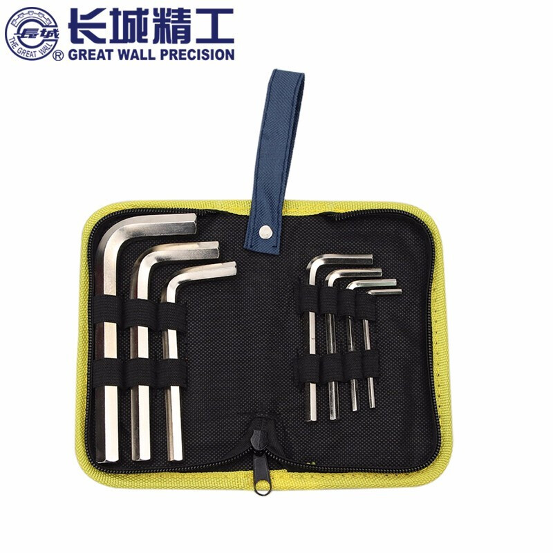 GREATWALL/长城精工 7pcs牛津包镀镍标准内六角扳手 338307