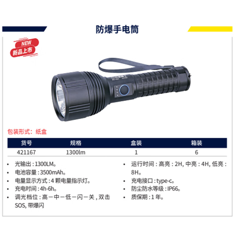 GREATWALL/长城精工 防爆手电筒 421167