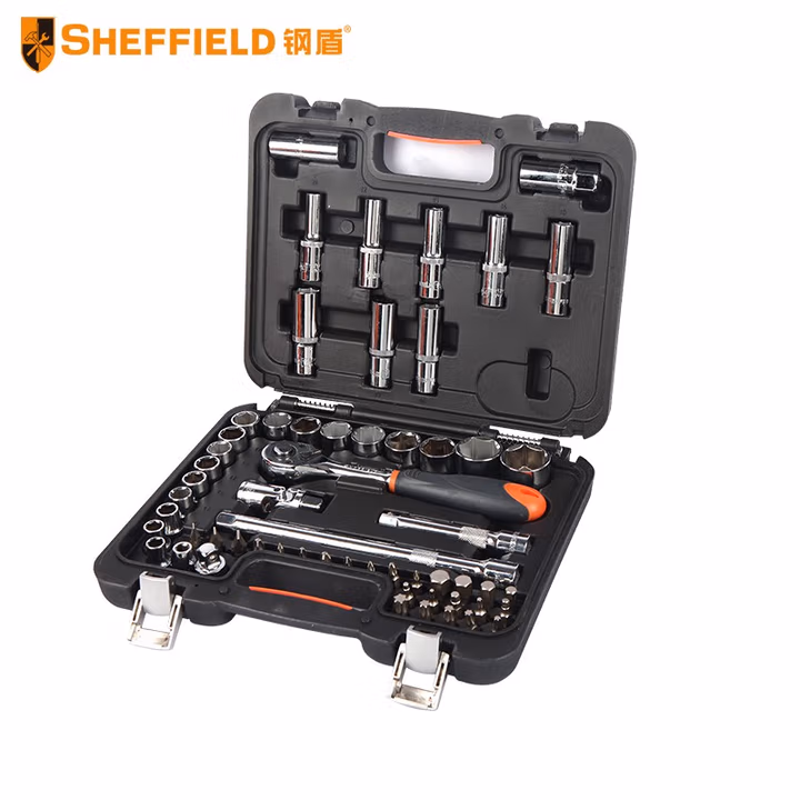SHEFFIELD/钢盾 58件套12.5mm系列公制组套 S010058