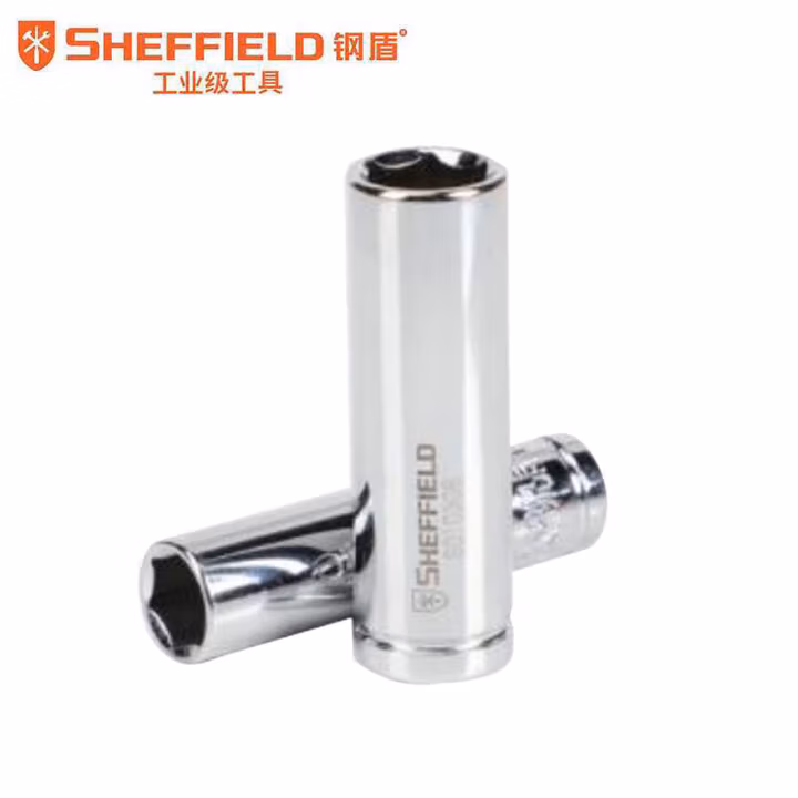 SHEFFIELD/钢盾 6.3mm系列英制6角长套筒5/16