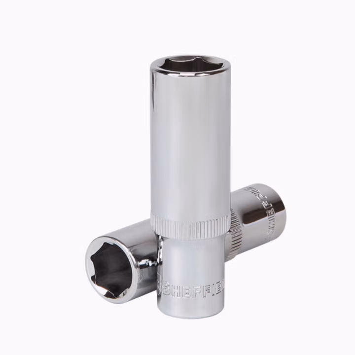 SHEFFIELD/钢盾 12.5mm系列公制6角长套筒27mm S011727