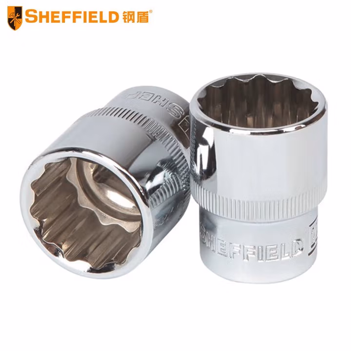 SHEFFIELD/钢盾 12.5mm系列公制12角标准套筒24mm S012024