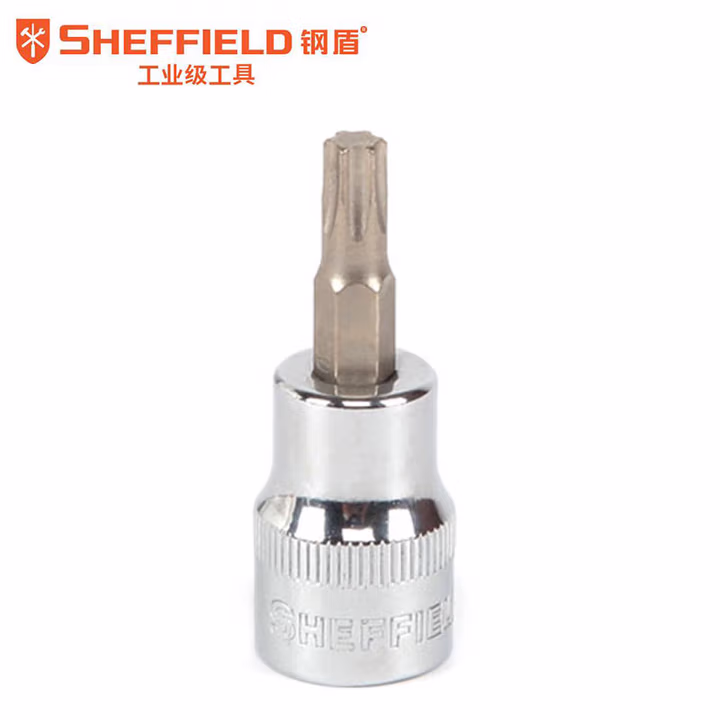SHEFFIELD/钢盾 6.3mm系列花型旋具套筒T10 S013810