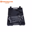 SHEFFIELD/钢盾 9件套公制精抛光两用长板手组套 S017104