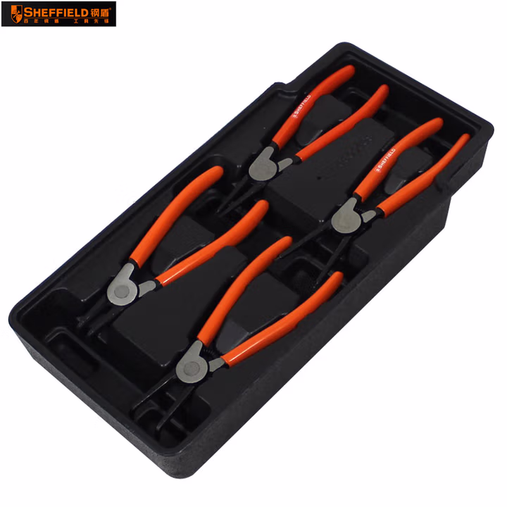 SHEFFIELD/钢盾 4件套卡簧钳组套 S025030