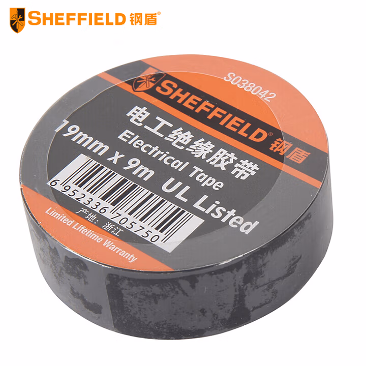 SHEFFIELD/钢盾 电工绝缘胶带（黑） S038042