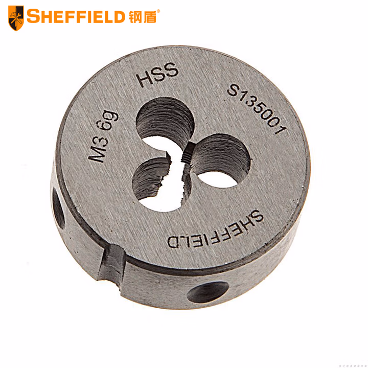 SHEFFIELD/钢盾 高速钢全磨板牙M10 S135006