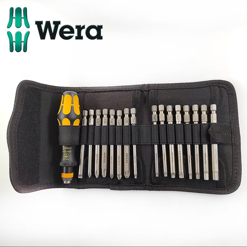 WERA/维拉 KK 60 ESD 防静电组合螺丝刀套装 05051043001