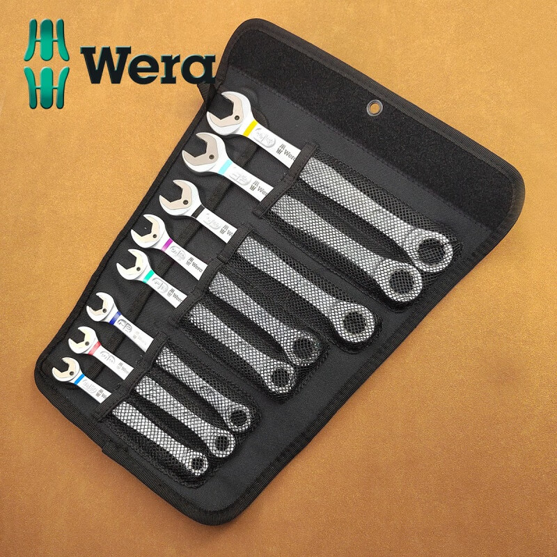 WERA/维拉 Joker Set 8tlg./8pcs. Inch Joker棘轮两用扳手英制8件套 05020012001