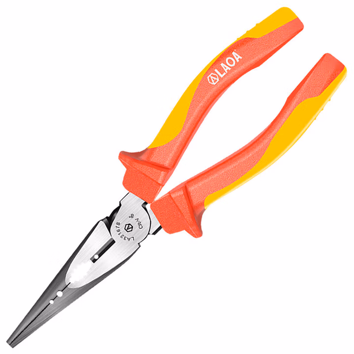 LAOA/老A 绝缘偏心尖嘴钳8