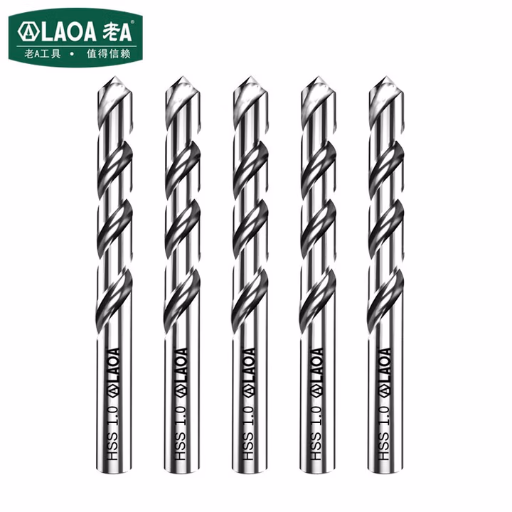 LAOA/老A 5支装HSS-M2高速钢麻花钻Φ5.2mm LA162071