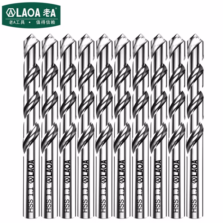 LAOA/老A 10支装HSS-M2高速钢麻花钻Φ1.1mm LA162030