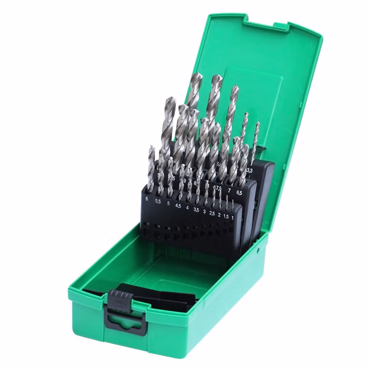 LAOA/老A 磨制麻花钻头金属钻头组24件套 LA165024