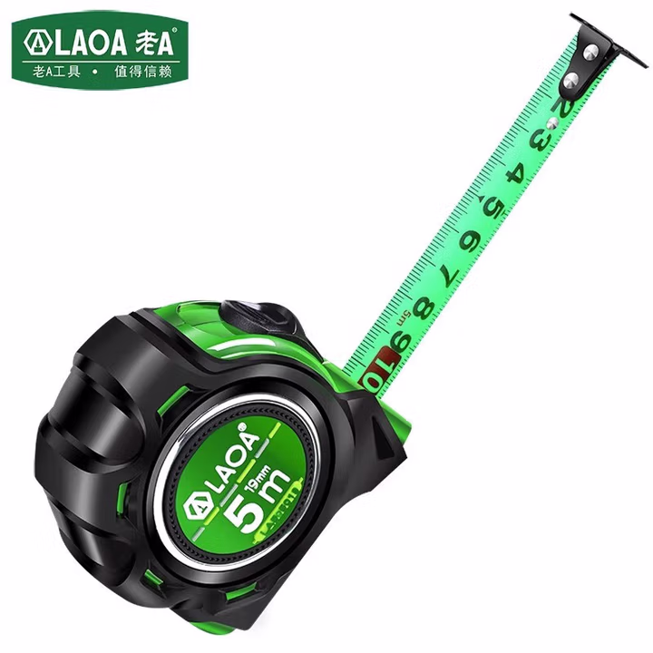 LAOA/老A 防摔双面刻度钢卷尺 5M25MM LA505025