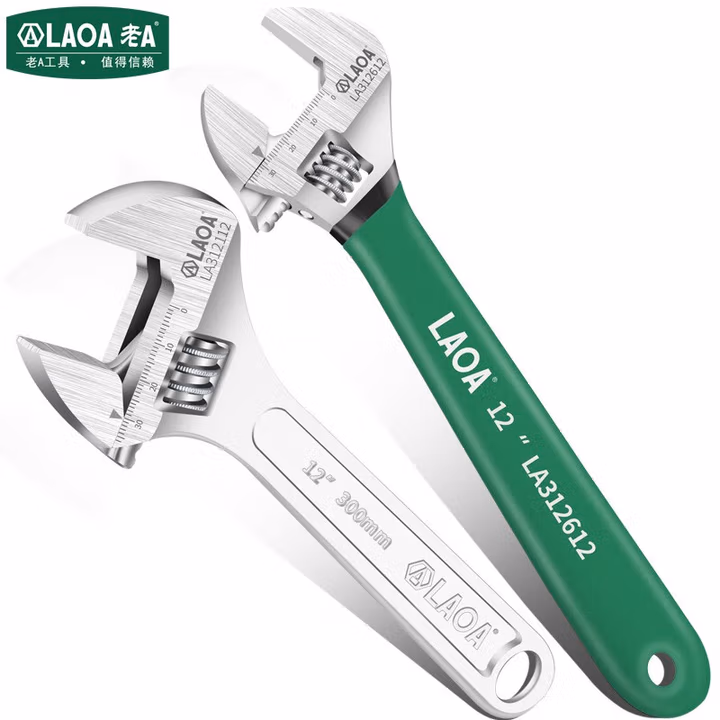 LAOA/老A 沾塑柄活动扳手15