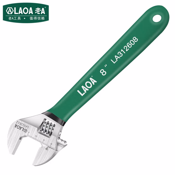 LAOA/老A 沾塑柄活动扳手8